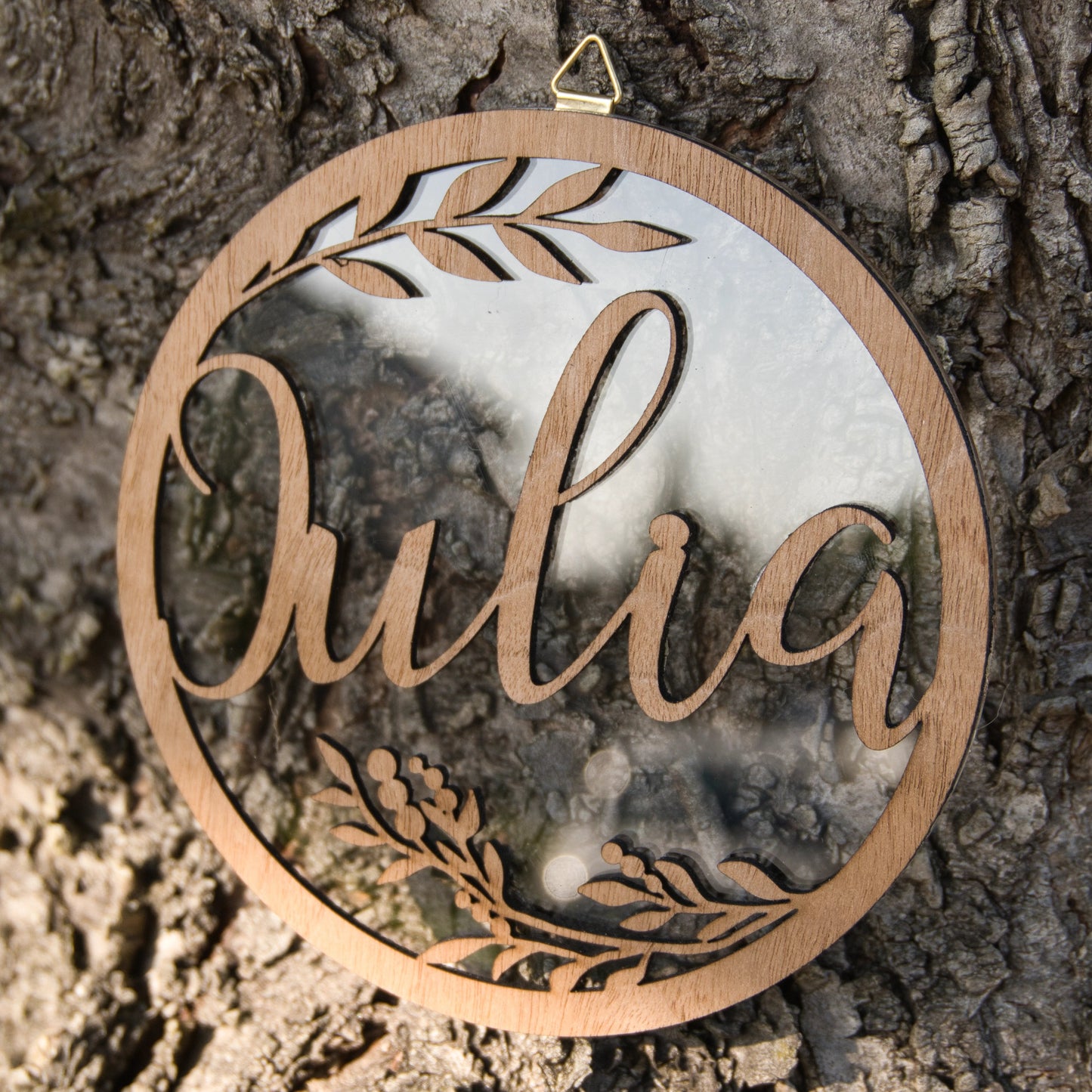 Filigranes Namensschild