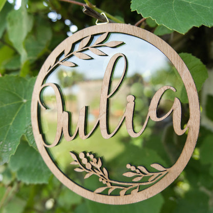 Filigranes Namensschild