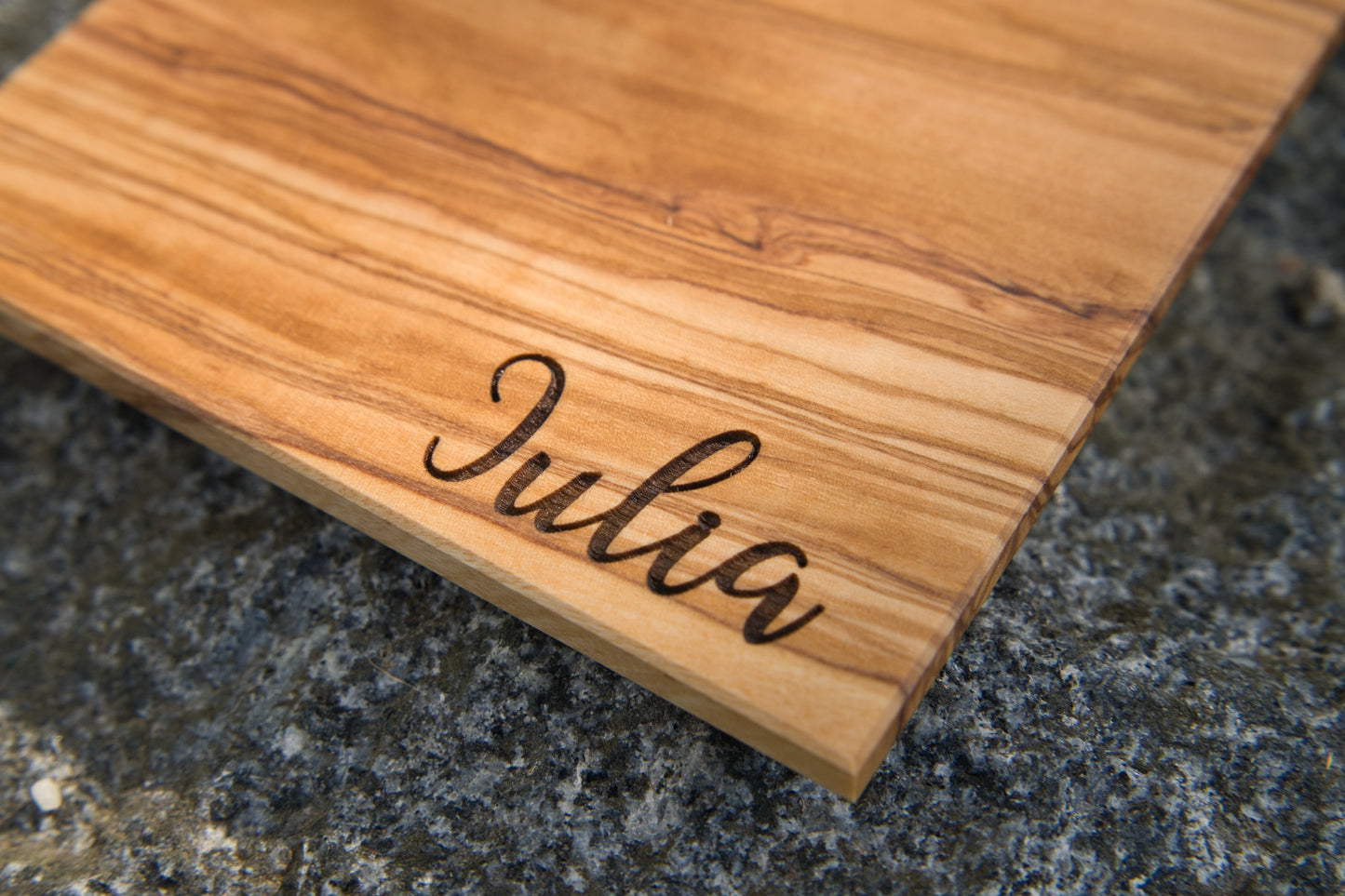 Untersetzer aus Olivenholz