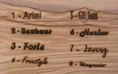 Untersetzer aus Olivenholz